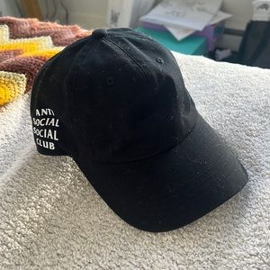 Antisocial Social Club Weird Cap Black